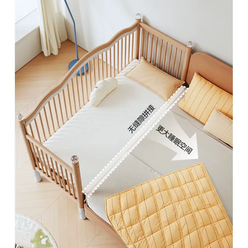 Baby Nursery And Co - Massief houten babybed met multifunctionele slaapfunctie