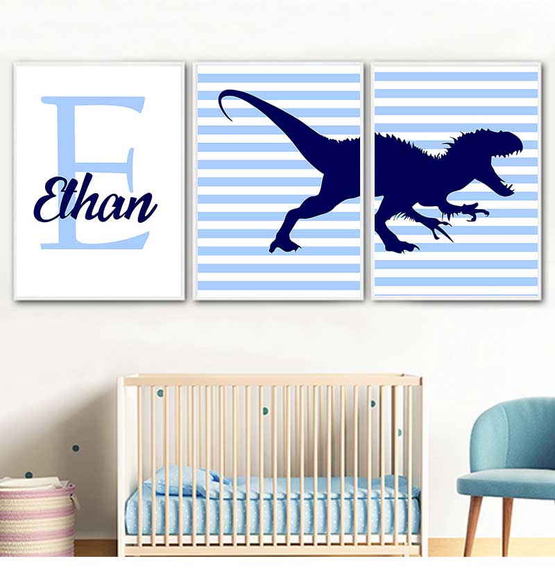 Baby Name Wall Art - Art Canvas Schilderij Nordic Posters En