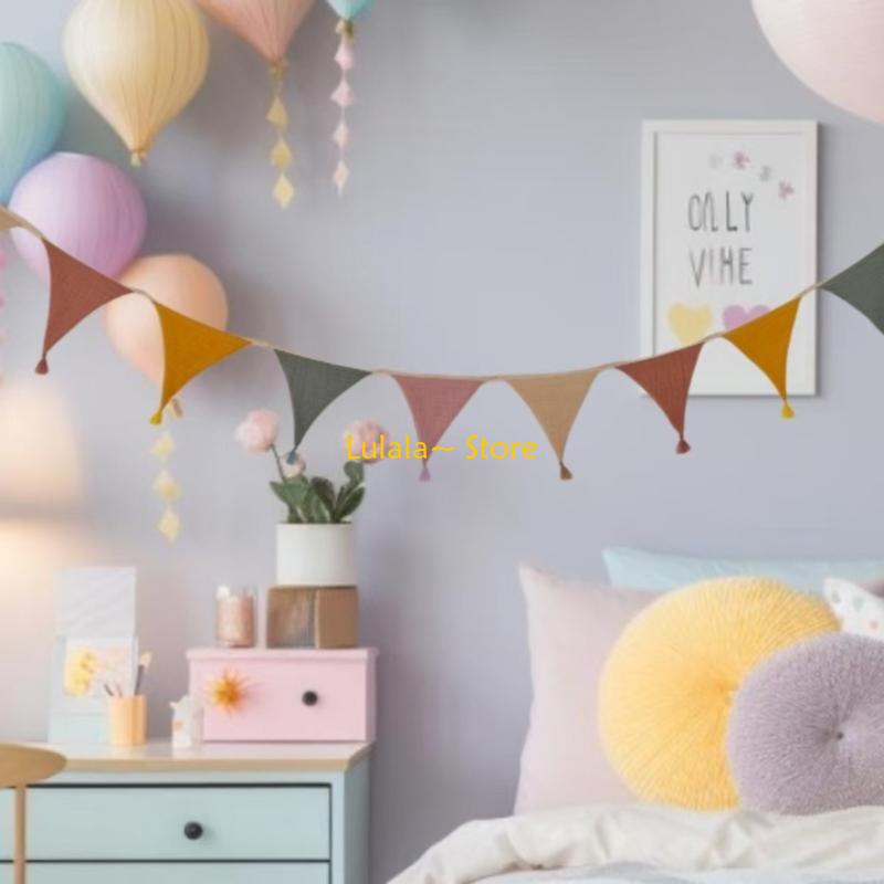 Baby Nursery Bunting - Y4QA Eenvoudig op te hangen slingerslinger