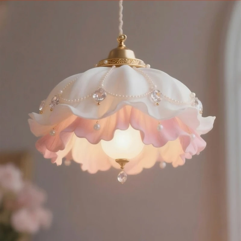 Baby Nursery Chandelier - Luxe kristallen kroonluchter 3-kleurig voor slaapkamer,
