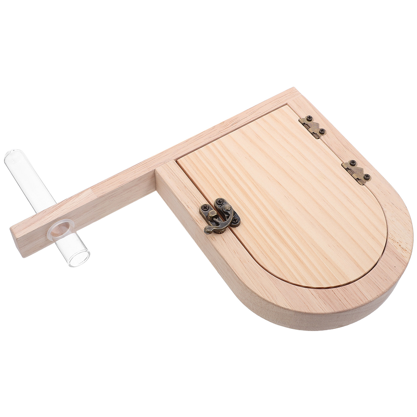 Baby Nursery Vase - Houten afdekplaat voor stopcontacten met sprookjesdeur,
