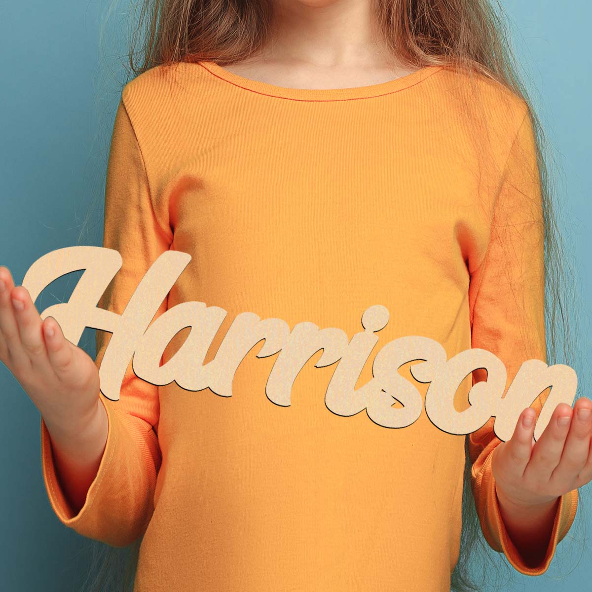 Baby Name Wall Art - Op maat gemaakte naamplaatjes van massief