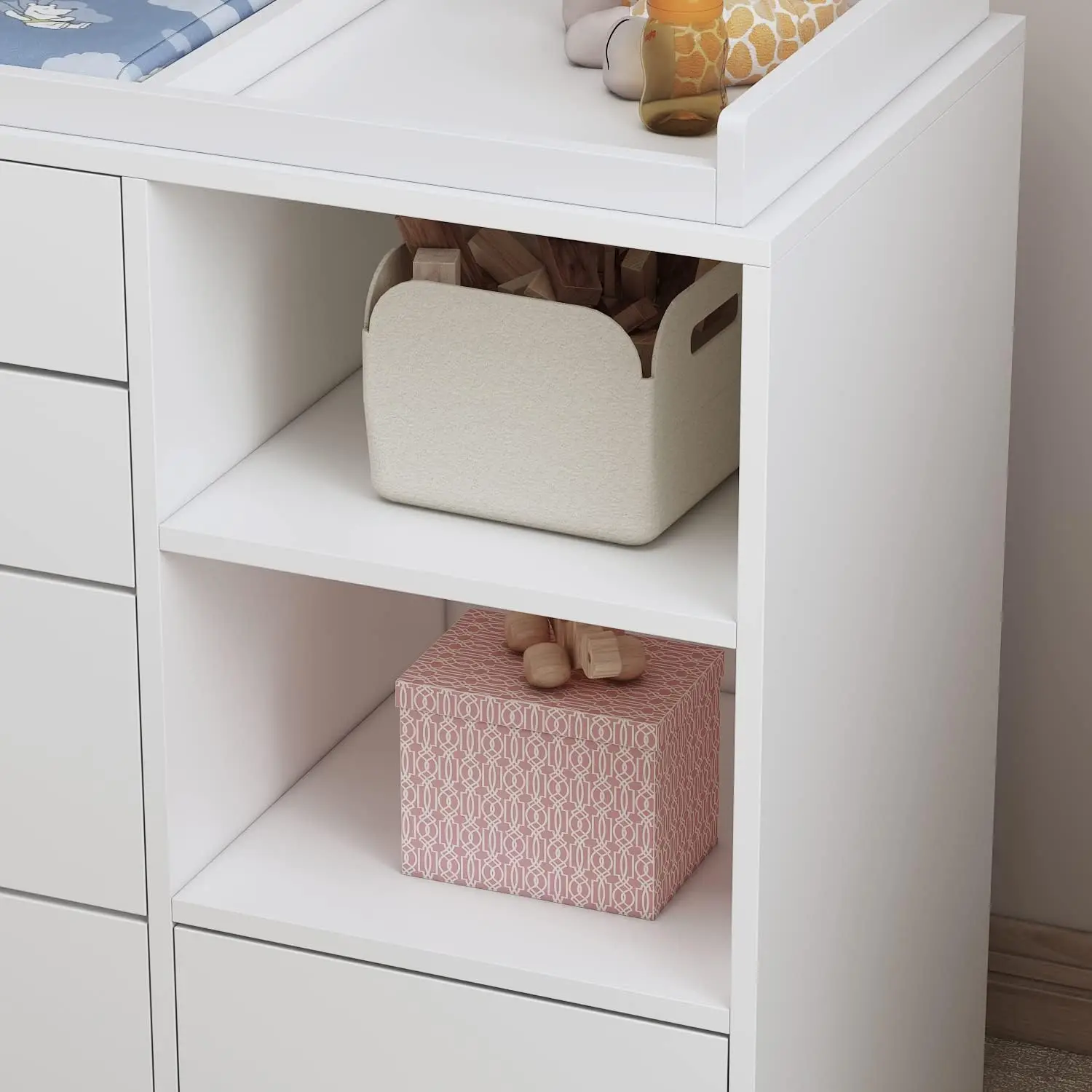 Babykastje voor de kinderkamer - Baby Nursery Dresser recensie en prijs
