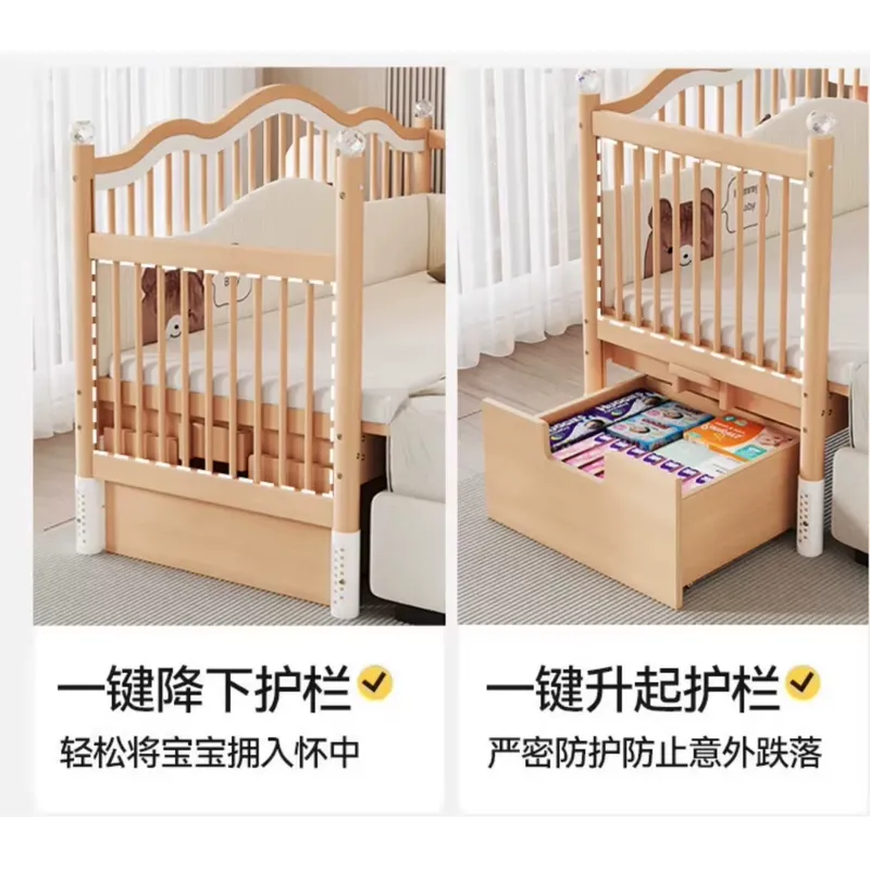 Massief houten babybed met mul - Baby Nursery And Co recensie en prijs