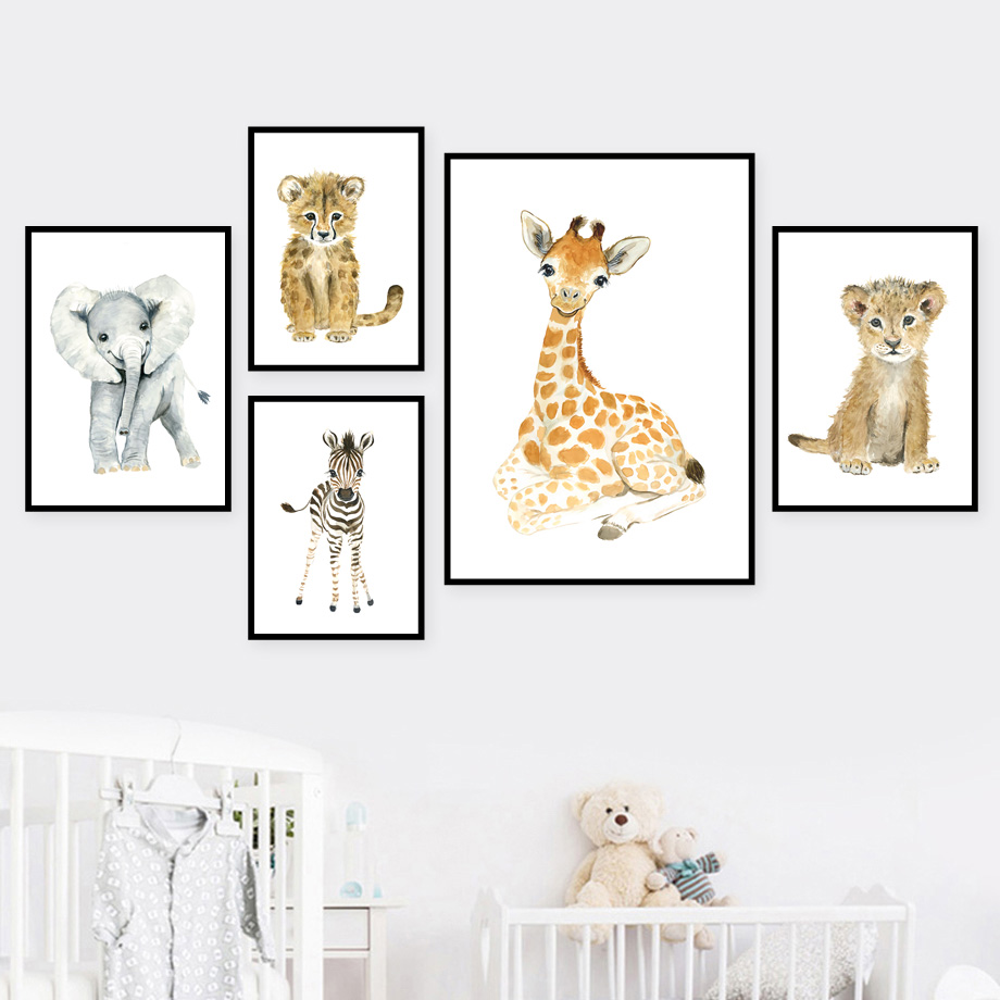 Olifant Vos Zebra Giraffe Luip - Baby Nursery Giraffe recensie en prijs