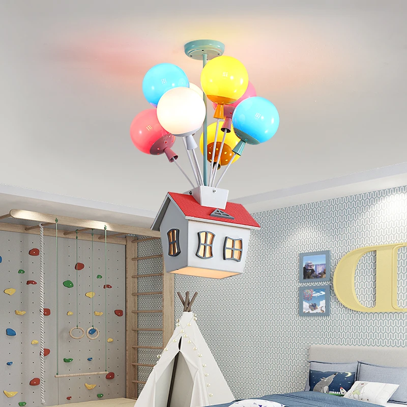 2026 Kleurrijke Ballon Huis Ho - Baby Nursery Chandelier recensie en prijs