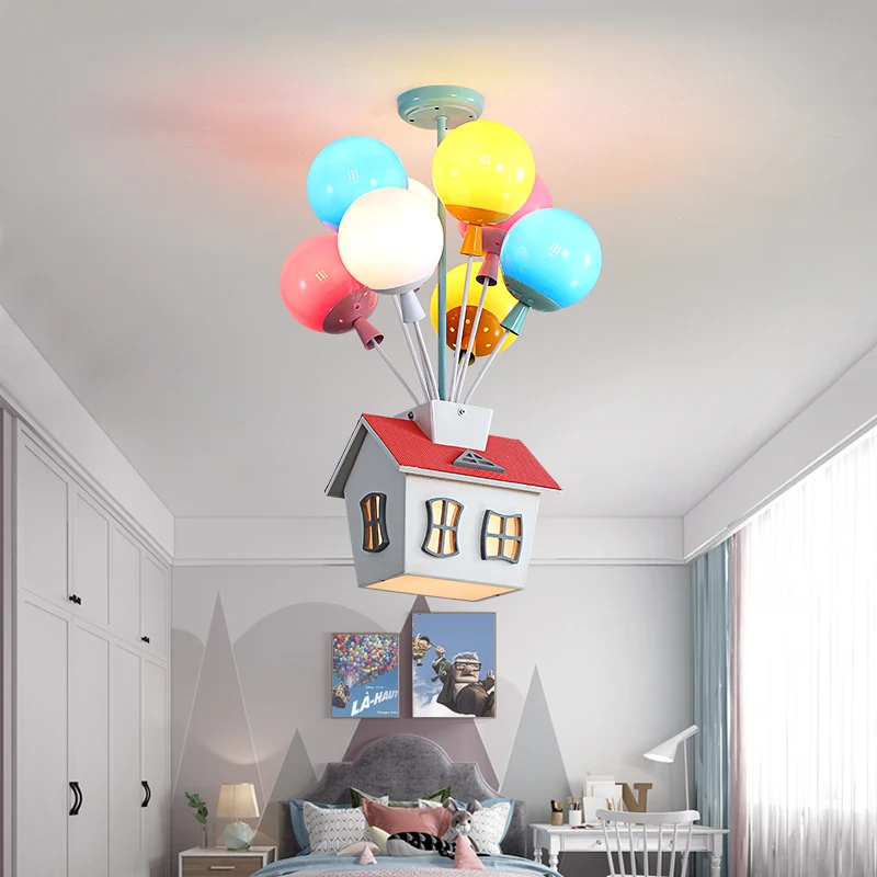 2026 Kleurrijke Ballon Huis Ho - Baby Nursery Chandelier recensie en prijs