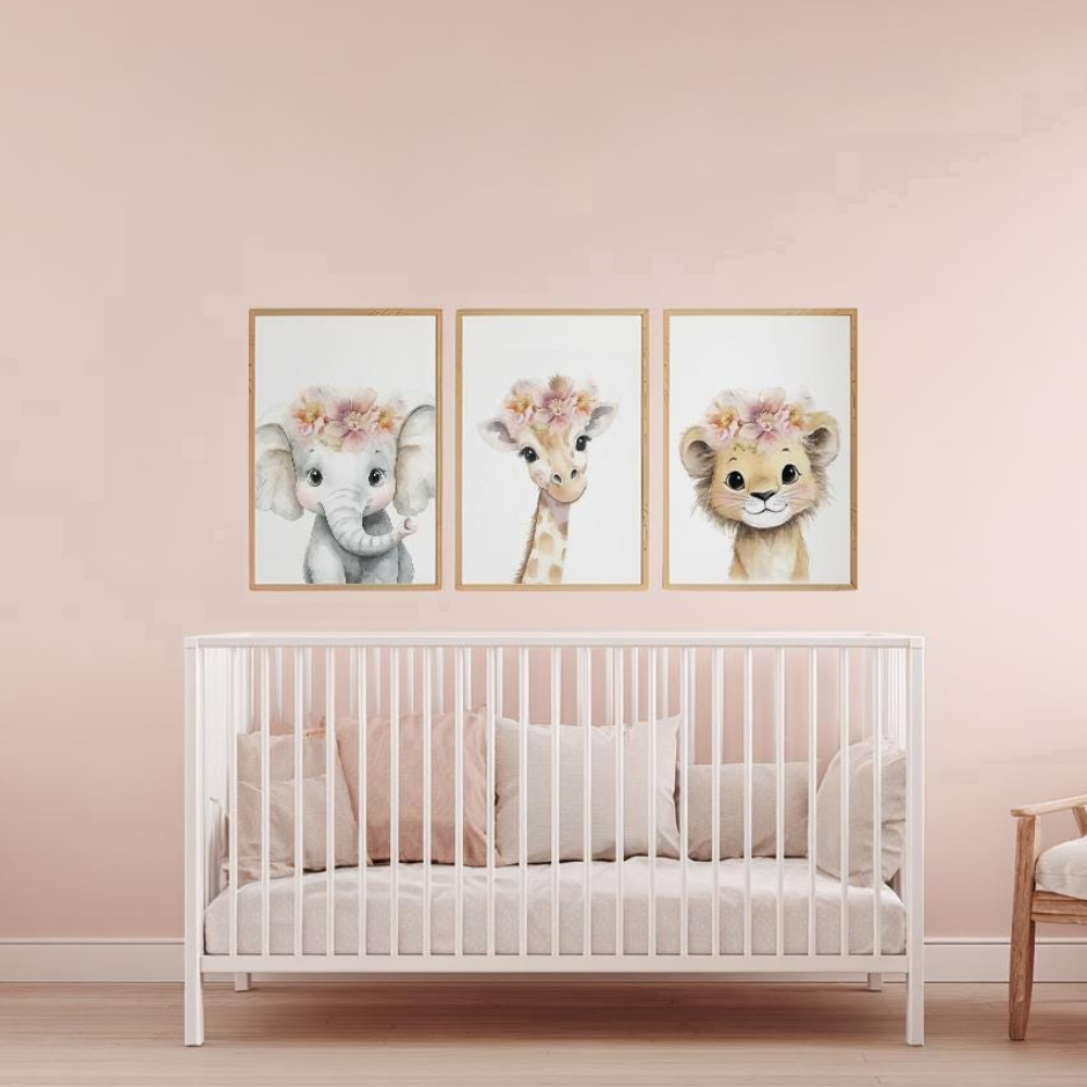 Wanddecoratie set voor babykam - Baby Nursery Giraffe recensie en prijs