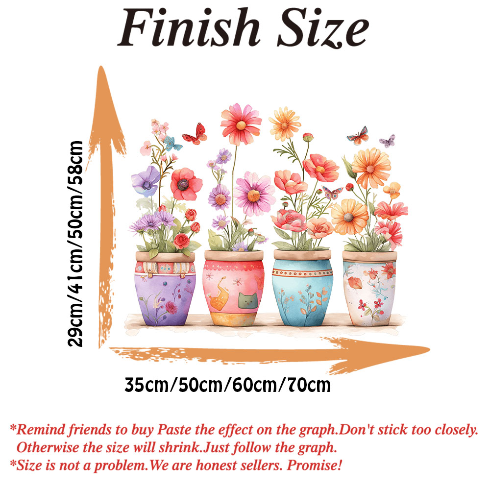 Aquarel grillige bloempot muur - Baby Nursery Vase recensie en prijs