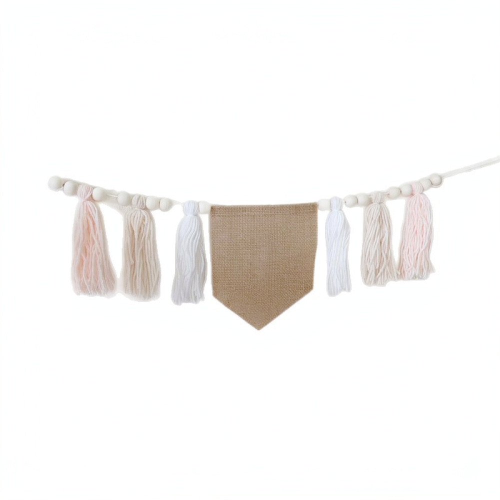 Boho Houten Kraal Kwastjes Gar - Baby Nursery Bunting recensie en prijs