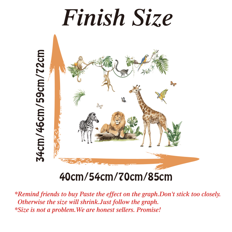 Grote jungle dier tropische bl - Baby Nursery Giraffe recensie en prijs