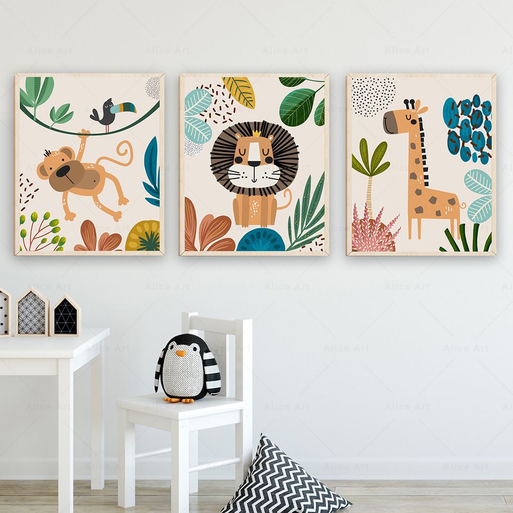 Boho Aap Leeuw Giraffe Vogel Z - Baby Nursery Kids recensie en prijs