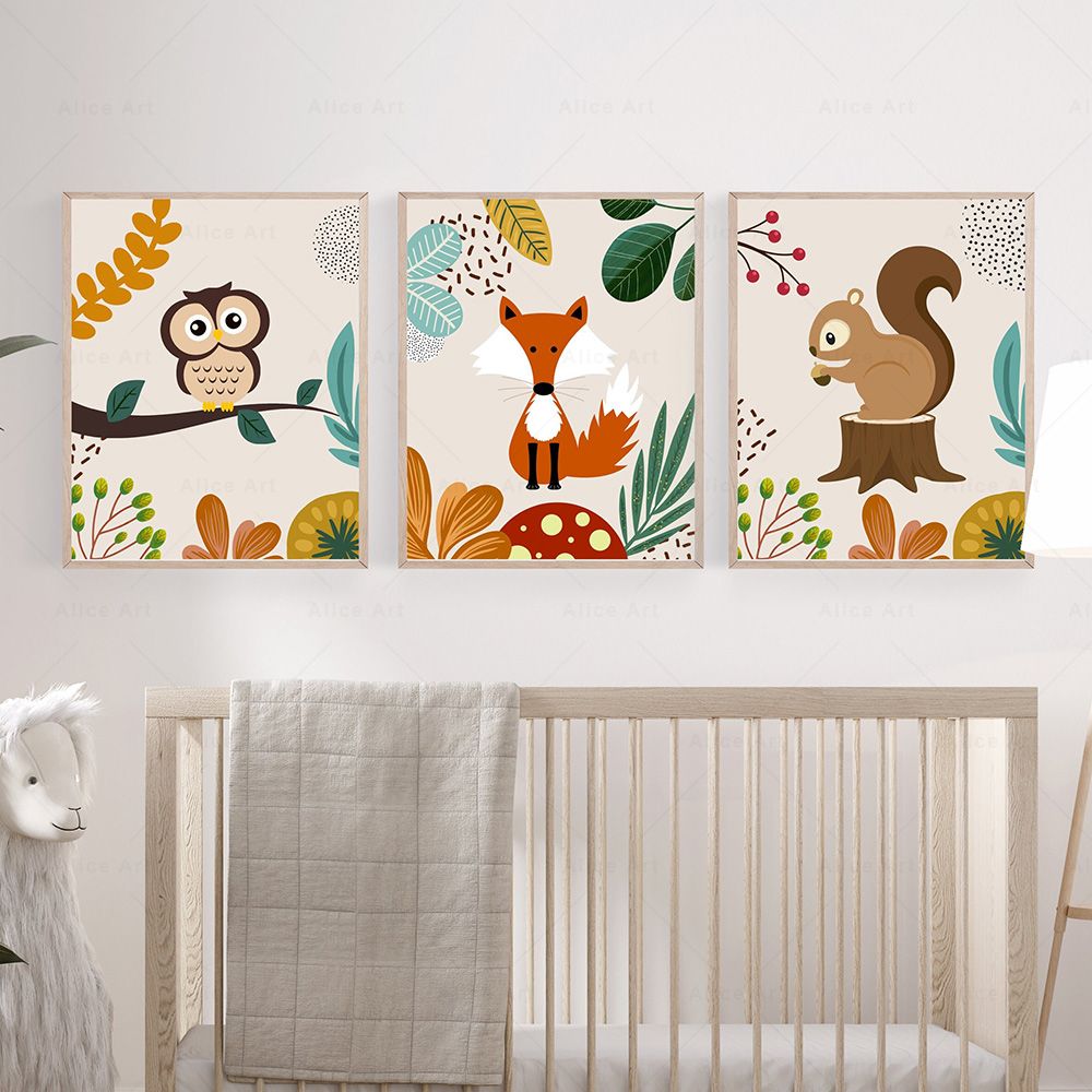 Boho Aap Leeuw Giraffe Vogel Z - Baby Nursery Kids recensie en prijs
