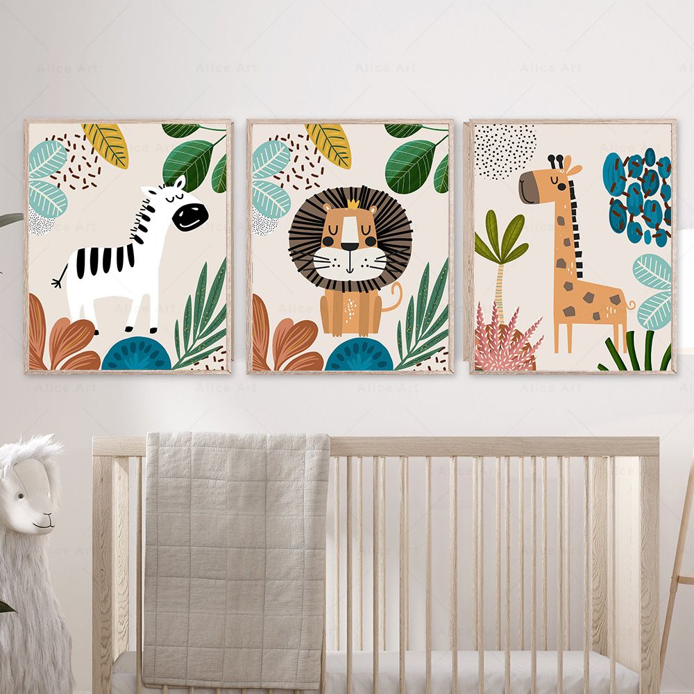 Boho Aap Leeuw Giraffe Vogel Z - Baby Nursery Kids recensie en prijs