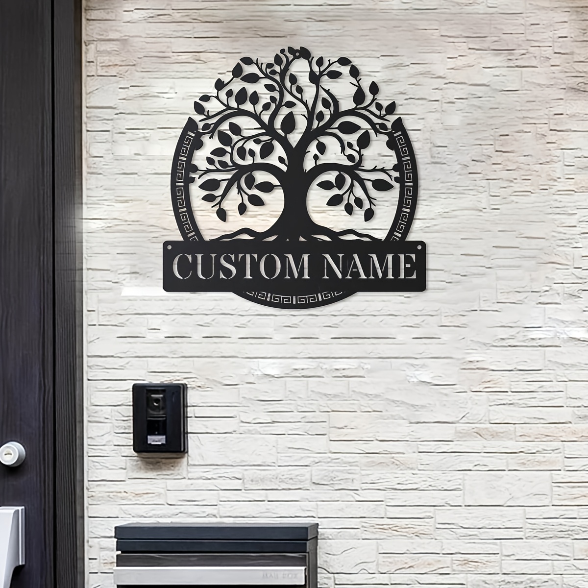 Wanddecoratie van metaal met d - Baby Name Wall Art recensie en prijs