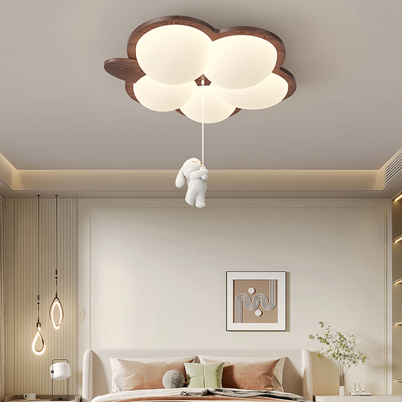 Houten kleur crème wind kinder - Baby Nursery Chandelier recensie en prijs