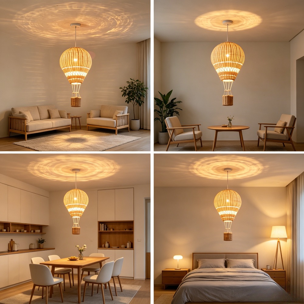 Heteluchtballon kroonluchters  - Baby Nursery Chandelier recensie en prijs
