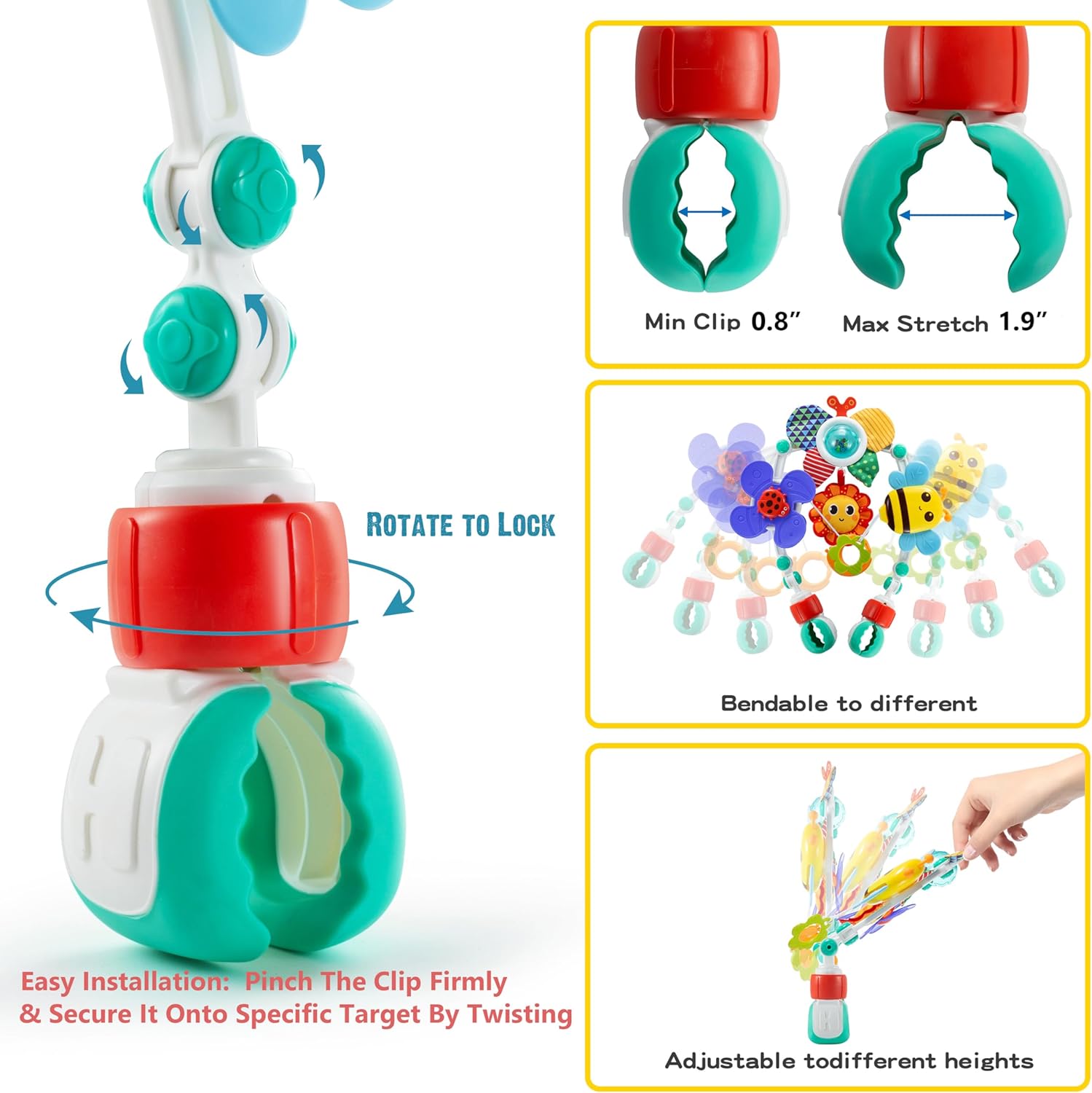 Verstelbare boogspeelgoed voor - Baby Nursery Trolley recensie en prijs
