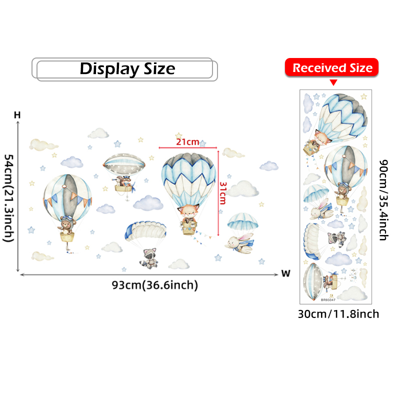 Cartoon Schattige Dieren Lucht - Baby Nursery Items recensie en prijs