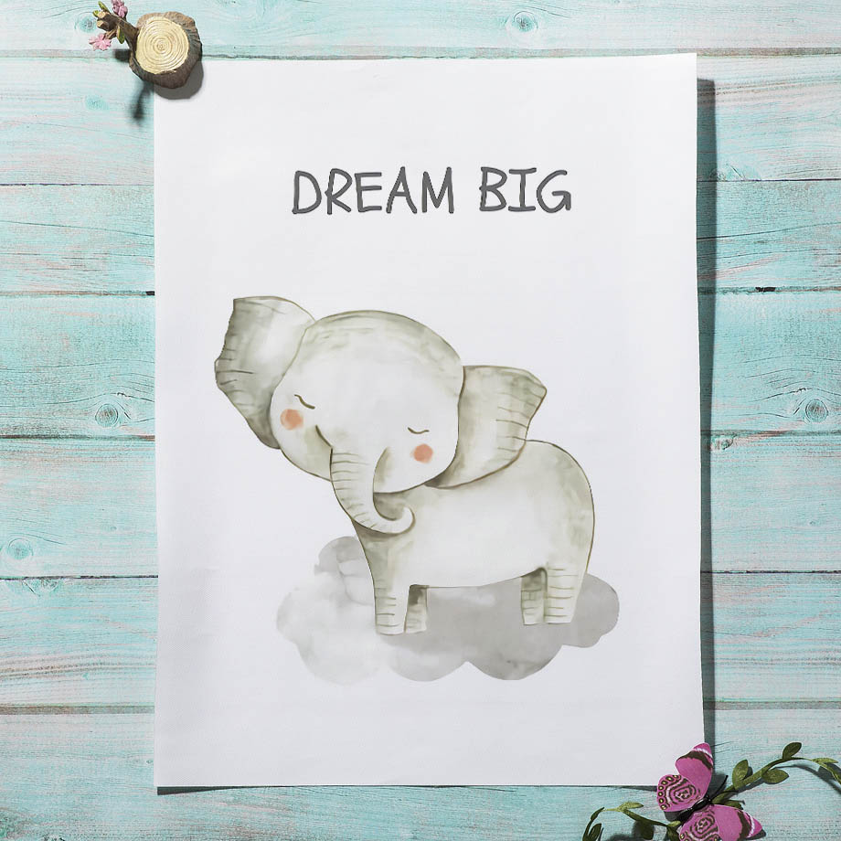 Kinderkamer Muur Canvas Schild - Baby Nursery Giraffe recensie en prijs
