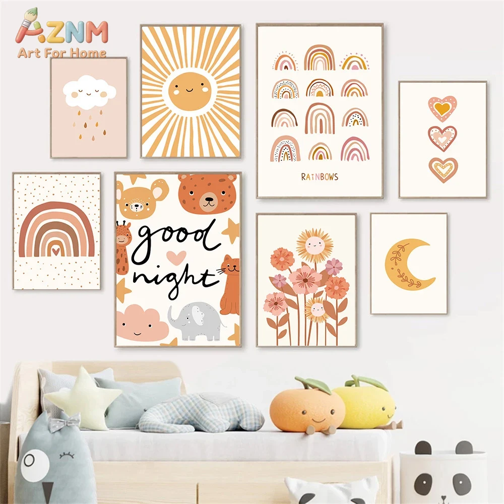 AZNM Boho schattig zonnebloem  - Baby Nursery Kids recensie en prijs