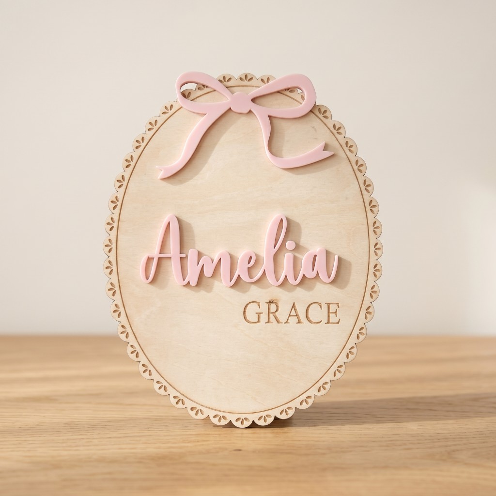 1Pc Custom Bow Lace Edge Baby  - Baby Nursery Kids recensie en prijs