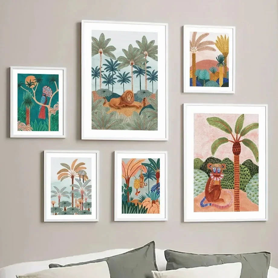 Boho Jungle Dieren Tijger Aap  - Baby Nursery Giraffe recensie en prijs