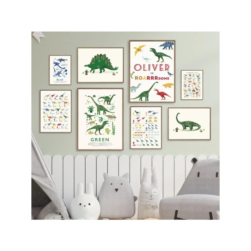 Dinosaurusnummers Educatief AB - Baby Name Wall Art recensie en prijs