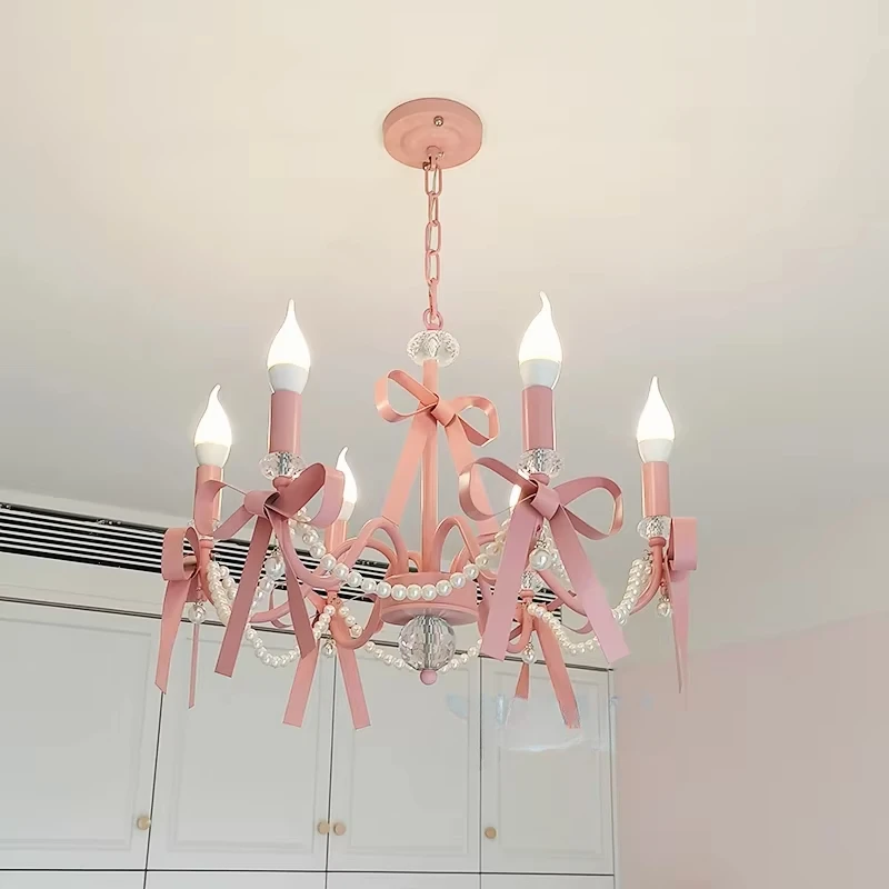 2025 Roze Mooie Kinderkamer Kr - Baby Nursery Chandelier recensie en prijs