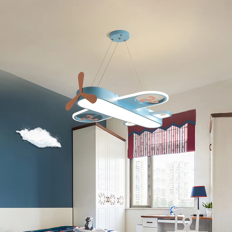 2025 moderne roze blauwe kroon - Baby Nursery Chandelier recensie en prijs