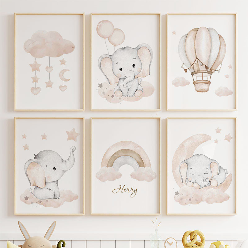Leuke Olifant Hot Ballon Maan  - Baby Nursery Kids recensie en prijs