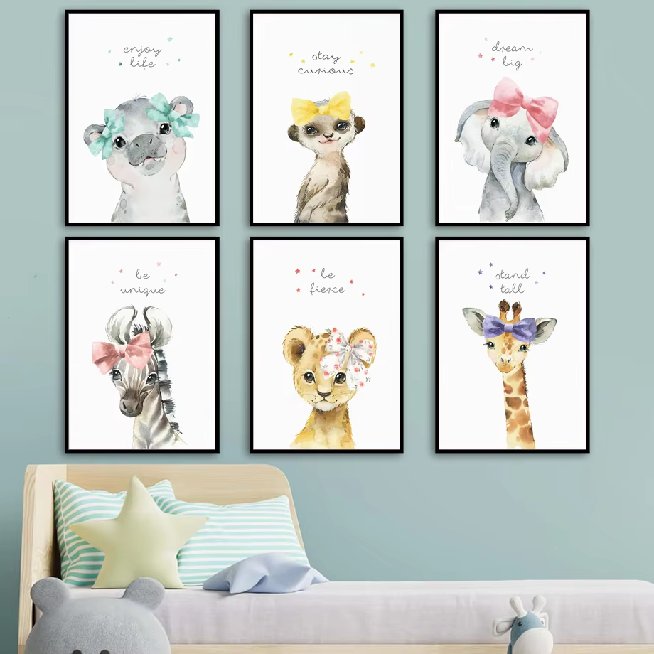 Leeuw Zebra Giraffe Olifant Ni - Baby Nursery Giraffe recensie en prijs