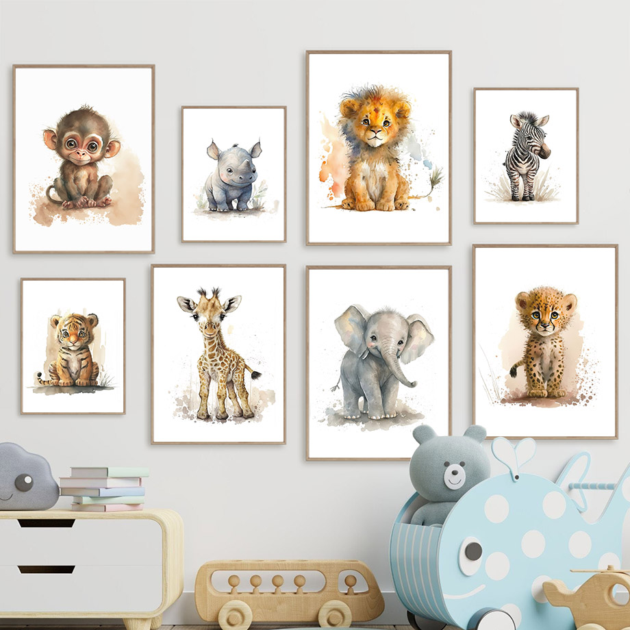 Dieren in de kinderkamer: Leeu - Baby Nursery Giraffe recensie en prijs