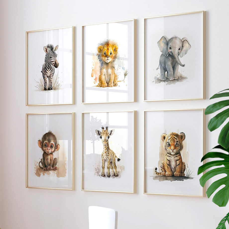 Dieren in de kinderkamer: Leeu - Baby Nursery Giraffe recensie en prijs