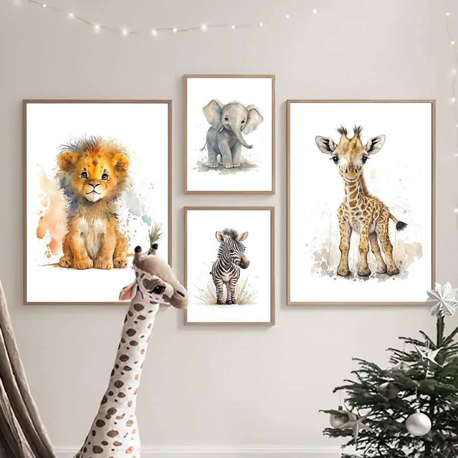 Dieren in de kinderkamer: Leeu - Baby Nursery Giraffe recensie en prijs