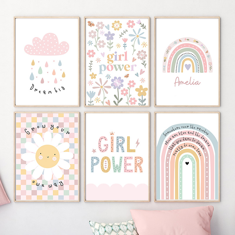 Zon Bloem Regenboog Wolk Hart  - Baby Nursery Kids recensie en prijs